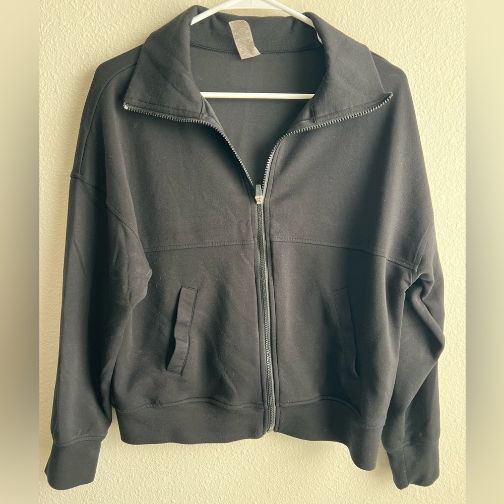 RBX Black Full-Zip Casual Jacket